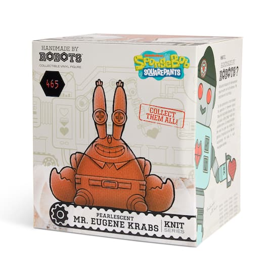 Handmade by Robots™ SpongeBob SquarePants Mr. Eugene Krabs Collectible Vinyl Figure